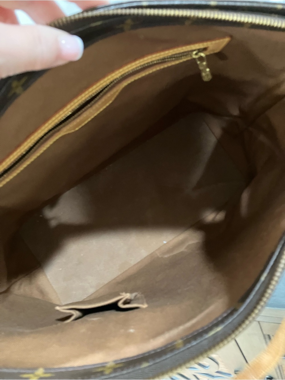 Louis Vuitton Brown Monogram Canvas Tote - Picture 11 of 15